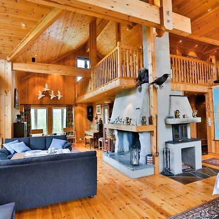 Grand Log With Fireplace And 12-14 Beds Chalet Beitostolen