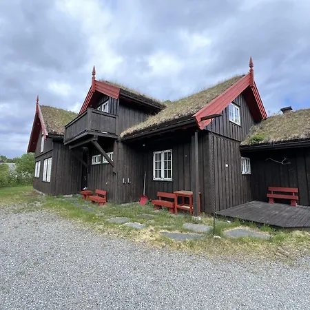 別荘 Grand Log With Fireplace And 12-14 Beds Beitostolen