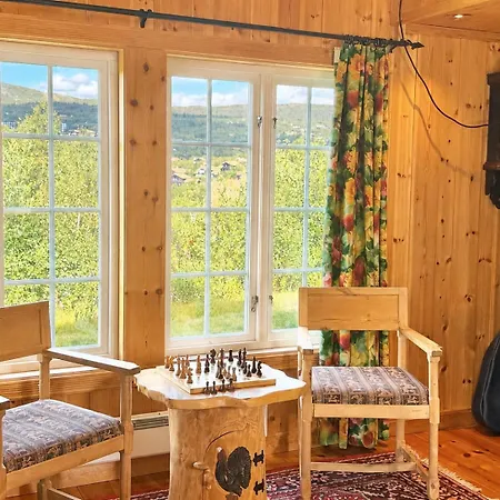 Grand Log With Fireplace And 12-14 Beds * Beitostolen
